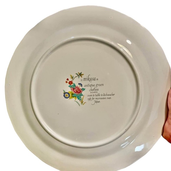 6 Vintage Antique Fine China Chelsea by MIKASA Dinner Plates Japanese porcelain - Picture 2 of 5